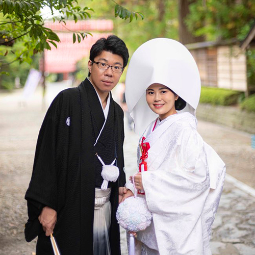 結婚式 かんざし